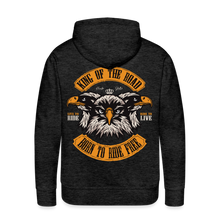 Charger l'image dans la galerie, Sweat-shirt à capuche hommes King Eagle - charbon