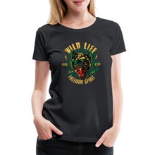 Charger l'image dans la galerie, T-shirt Femme Wild Life - noir
