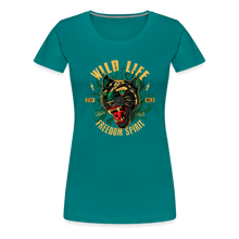 Charger l'image dans la galerie, T-shirt Femme Wild Life - bleu diva