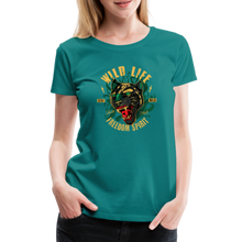Charger l'image dans la galerie, T-shirt Femme Wild Life - bleu diva