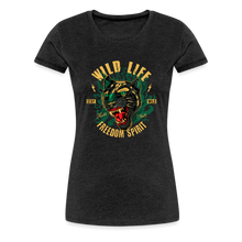 Charger l'image dans la galerie, T-shirt Femme Wild Life - charbon