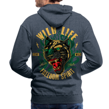 Charger l'image dans la galerie, Sweat-shirt à capuche hommes Wild Life - bleu jeans