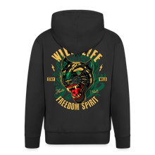Charger l'image dans la galerie, Sweat-shirt Zippé à capuche Hommes Wild Life - noir