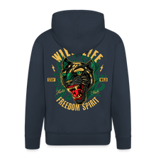 Charger l'image dans la galerie, Sweat-shirt Zippé à capuche Hommes Wild Life - marine