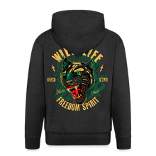 Charger l'image dans la galerie, Sweat-shirt Zippé à capuche Hommes Wild Life - charbon