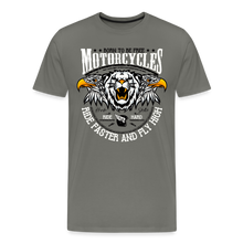 Charger l'image dans la galerie, T-shirt Homme Motorcycle Born to be free - asphalte