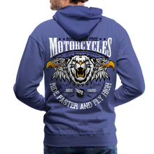 Charger l'image dans la galerie, Sweat-shirt à capuche hommes Born to be free - bleu royal