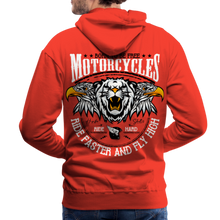 Charger l'image dans la galerie, Sweat-shirt à capuche hommes Born to be free - rouge