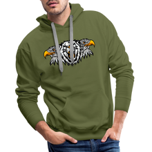 Charger l'image dans la galerie, Sweat-shirt à capuche hommes Born to be free - vert olive