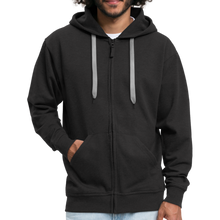 Charger l'image dans la galerie, Sweat-shirt Zippé à capuche Hommes Tiger Strike hard - noir