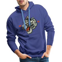 Charger l'image dans la galerie, Sweat-shirt à capuche hommes Strike first Tiger - bleu royal