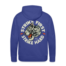 Charger l'image dans la galerie, Sweat-shirt à capuche hommes Strike first Tiger - bleu royal