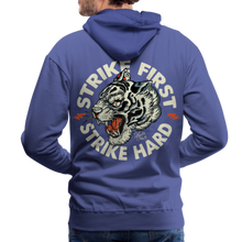Charger l'image dans la galerie, Sweat-shirt à capuche hommes Strike first Tiger - bleu royal