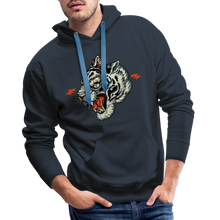 Charger l'image dans la galerie, Sweat-shirt à capuche hommes Strike first Tiger - marine