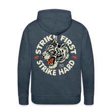 Charger l'image dans la galerie, Sweat-shirt à capuche hommes Strike first Tiger - bleu jeans