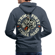 Charger l'image dans la galerie, Sweat-shirt à capuche hommes Strike first Tiger - bleu jeans