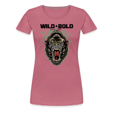 Charger l'image dans la galerie, T-shirt Femme Gorille Wild & Bold - mauve