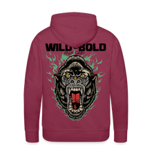 Charger l'image dans la galerie, Sweat-shirt à capuche hommes Wild Bold - bordeaux