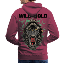 Charger l'image dans la galerie, Sweat-shirt à capuche hommes Wild Bold - bordeaux
