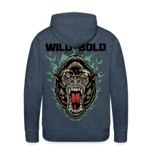 Charger l'image dans la galerie, Sweat-shirt à capuche hommes Wild Bold - bleu jeans