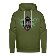 Charger l'image dans la galerie, Sweat-shirt à capuche hommes Wild Bold - vert olive