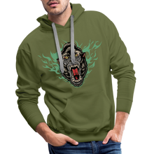 Charger l'image dans la galerie, Sweat-shirt à capuche hommes Wild Bold - vert olive