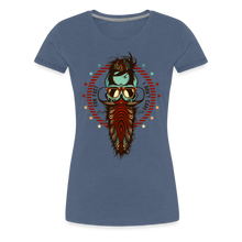 Charger l'image dans la galerie, T-shirt Femme Fun fact - bleu chiné