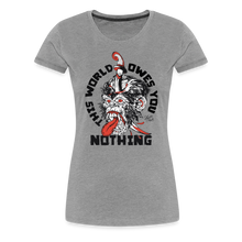 Charger l'image dans la galerie, T-shirt Femme Gorille - gris chiné