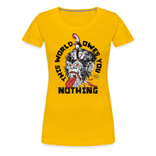 Charger l'image dans la galerie, T-shirt Femme Gorille - jaune soleil