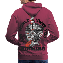 Charger l'image dans la galerie, Sweat-shirt à capuche hommes Gorille - bordeaux