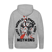 Charger l'image dans la galerie, Sweat-shirt à capuche hommes Gorille - gris chiné