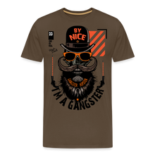 Charger l'image dans la galerie, T-shirt Homme I'm a Gangster - marron bistre