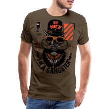 Charger l'image dans la galerie, T-shirt Homme I'm a Gangster - marron bistre