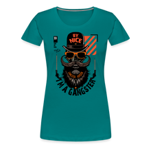 Charger l'image dans la galerie, T-shirt Femme I'm a Gangster - bleu diva