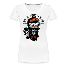 Charger l'image dans la galerie, T-shirt Femme Be a gentleman - blanc