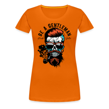 Charger l'image dans la galerie, T-shirt Femme Be a gentleman - orange