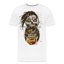 Charger l'image dans la galerie, T-shirt Homme Life makes different - blanc