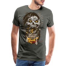Charger l'image dans la galerie, T-shirt Homme Life makes different - asphalte