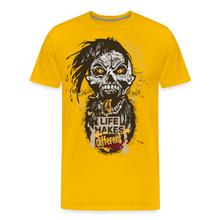 Charger l'image dans la galerie, T-shirt Homme Life makes different - jaune soleil