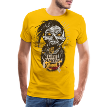 Charger l'image dans la galerie, T-shirt Homme Life makes different - jaune soleil