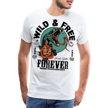 Charger l'image dans la galerie, T-shirt Homme Wild Free Tattoo snake - blanc