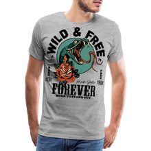 Charger l'image dans la galerie, T-shirt Homme Wild Free Tattoo snake - gris chiné