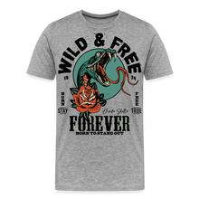 Charger l'image dans la galerie, T-shirt Homme Wild Free Tattoo snake - gris chiné