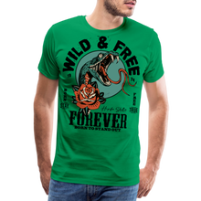 Charger l'image dans la galerie, T-shirt Homme Wild Free Tattoo snake - vert