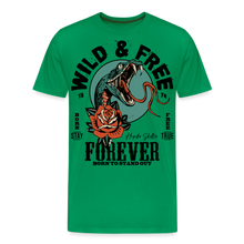 Charger l'image dans la galerie, T-shirt Homme Wild Free Tattoo snake - vert