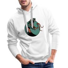 Charger l'image dans la galerie, Sweat-shirt à capuche hommes Wild & Free Snake - blanc