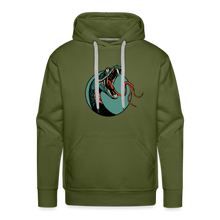 Charger l'image dans la galerie, Sweat-shirt à capuche hommes Wild & Free Snake - vert olive