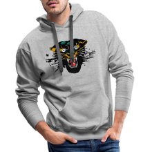 Charger l'image dans la galerie, Sweat-shirt à capuche hommes Fear Panthère - gris chiné