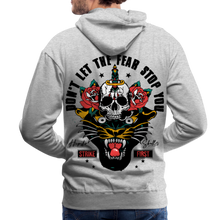 Charger l'image dans la galerie, Sweat-shirt à capuche hommes Fear Panthère - gris chiné