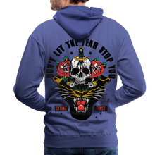 Charger l'image dans la galerie, Sweat-shirt à capuche hommes Fear Panthère - bleu royal